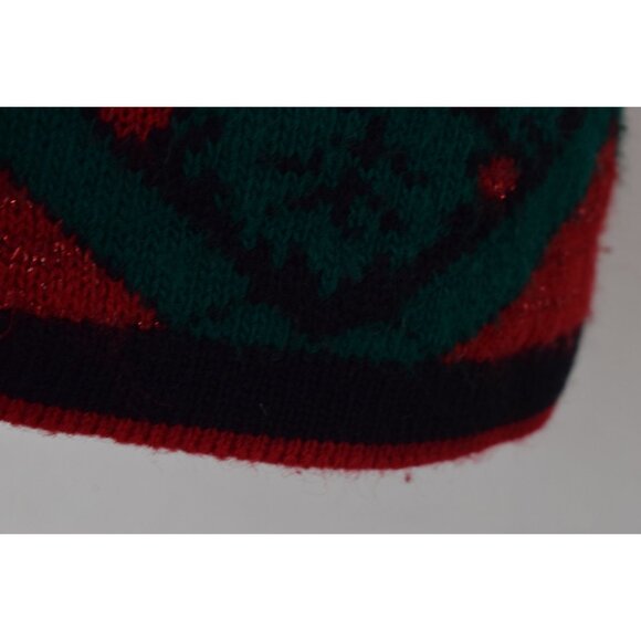 Vintage 90s Acrylic Christmas Ugly Sweater size M - Picture 5 of 10